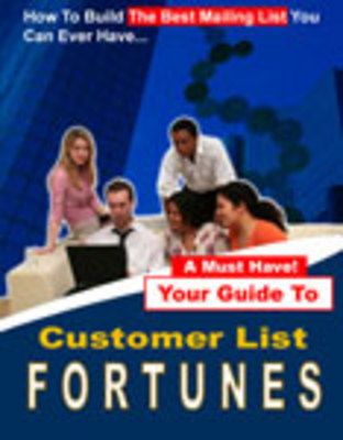 Product picture Customer List Fortunes-Money Making List